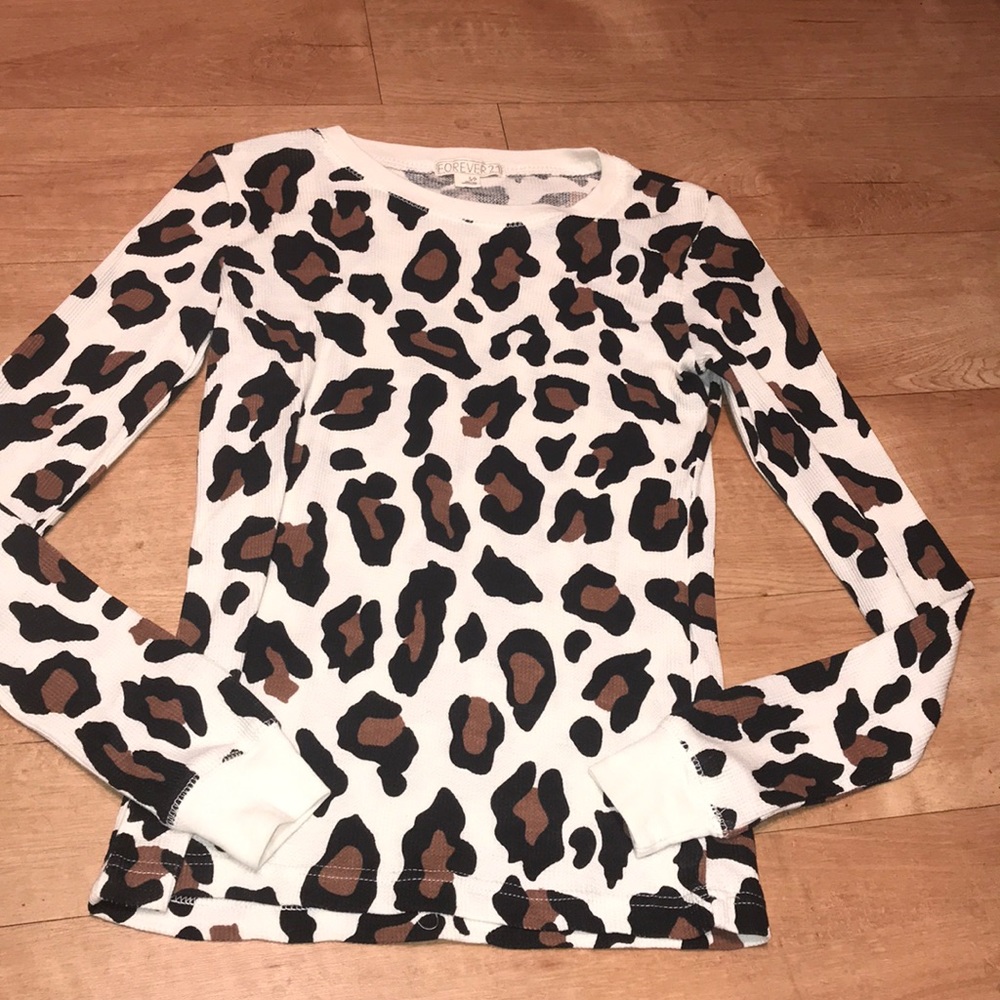 Forever 21 Cheetah Long Sleeve